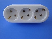 Triplustecher 3 posturi in linie ceramic